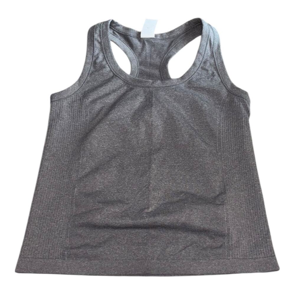 Old Navy Active Gray Athletic Razorback Tank Size L